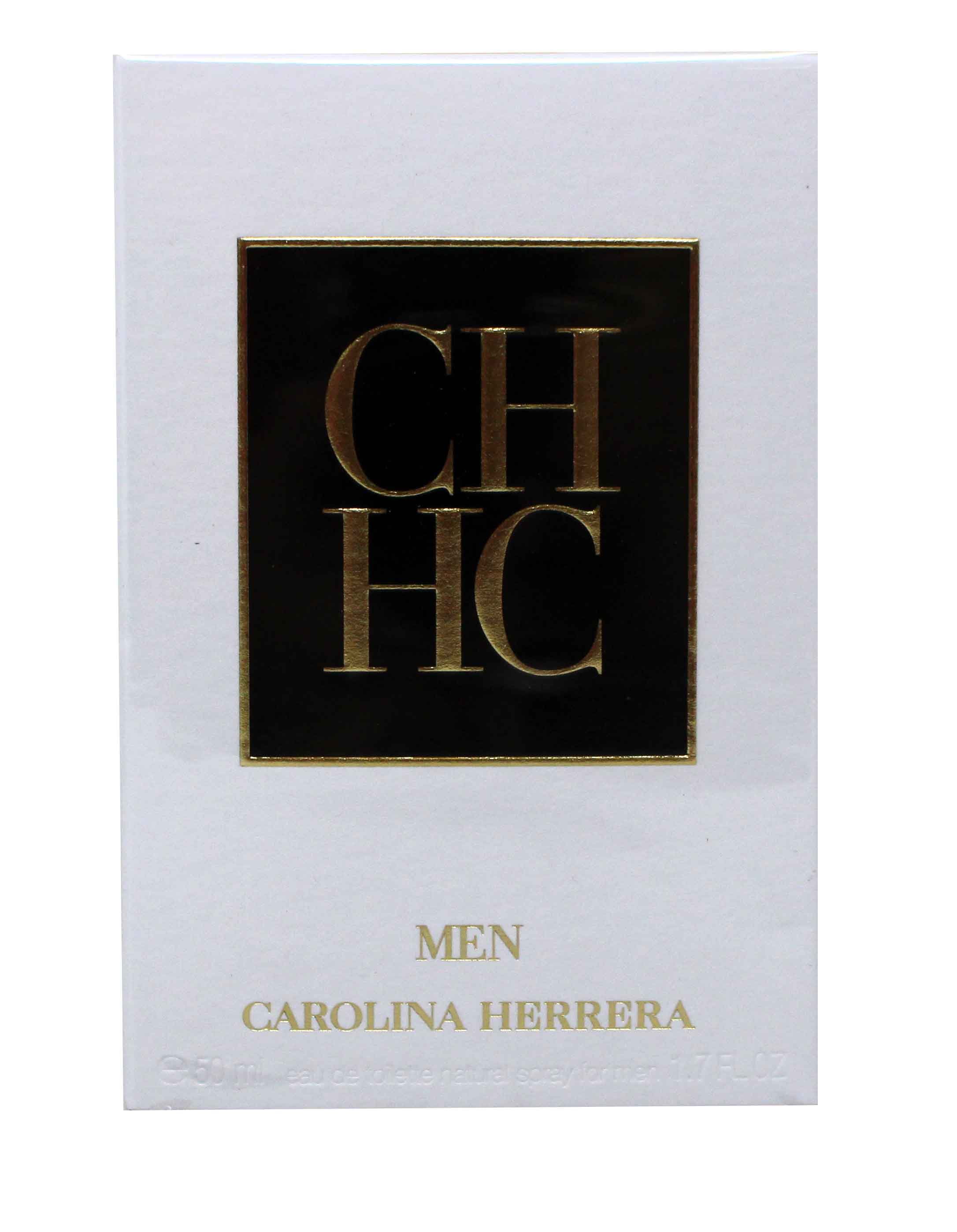 Carolina Herrera CH Eau De Toilette Spray for Men, 1.7 oz, Spicy