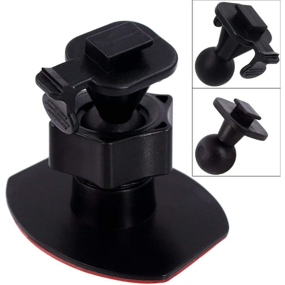 CH02B Car Dash Camera Mount Holder for 3M Double-Sided Adhesive Base -Driving Video Recorder Windshield/Dashboard Mount Holder for Yi/Apeman/DOD/HP Car DVR Camera GPS Phone Permanent Mount