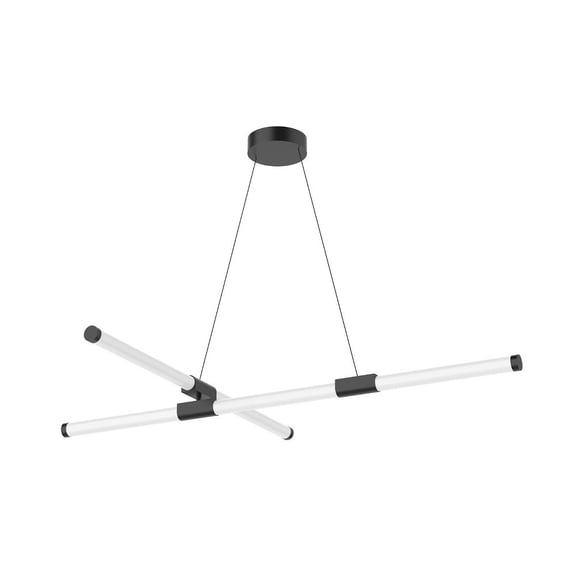CH18548-BK-Kuzco Lighting-Akari - 65W LED Chandelier-3.75 Inches Tall and 32.38 Inches Wide-Black Finish