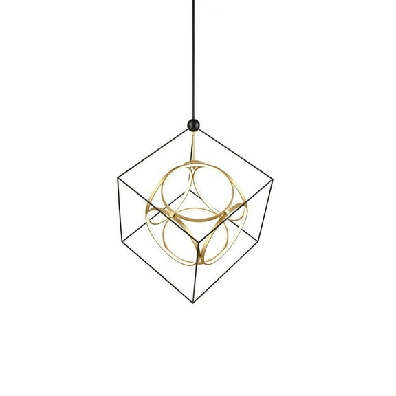 CH19234-BK/AN-Kuzco Lighting-Monza - 111W LED Chandelier-40.13 Inches Tall and 39.38 Inches Wide