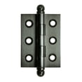 thumbnail image 1 of CH2015U15A 2" x 1-1/2" Hinge; with Ball Tips; Antique Nickel Finish, 1 of 2