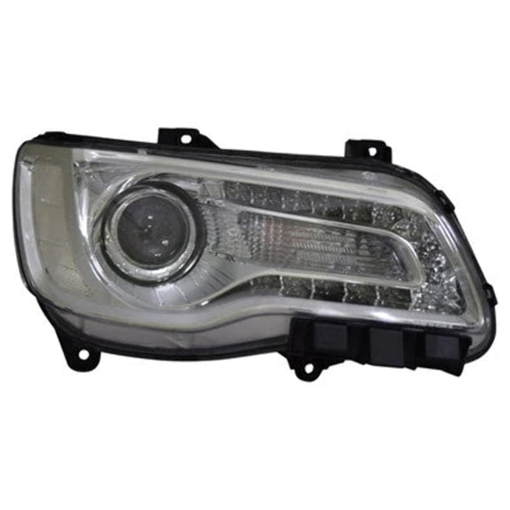CH2503268V Front Passenger Halogen Headlight Assembly for 15-17 Chrysler 300