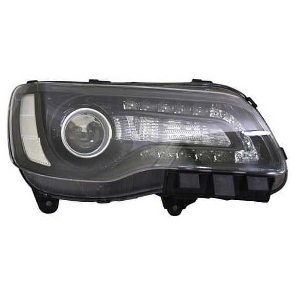 New Aftermarket Passenger Side Halogen Headlight Assembly 68402948AA fits 2018-2023 Chrysler 300