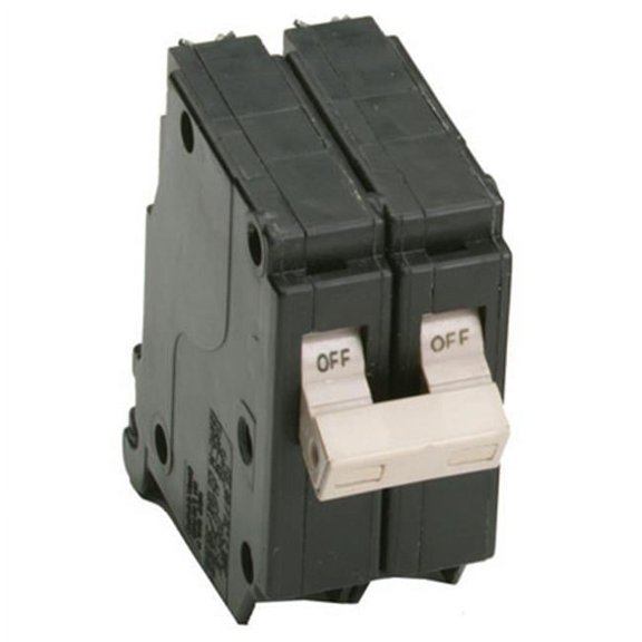 Virtual Outlet 50 Amp Double Pole Circuit Breaker CH250CS - 2 Poles — Indoor & Outdoor Use, NEC-Compliant