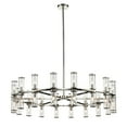 thumbnail image 1 of CH309036PNCG-Kuzco Lighting-Revolve - 36 Light Chandelier-Polished Nickel Finish, 1 of 7