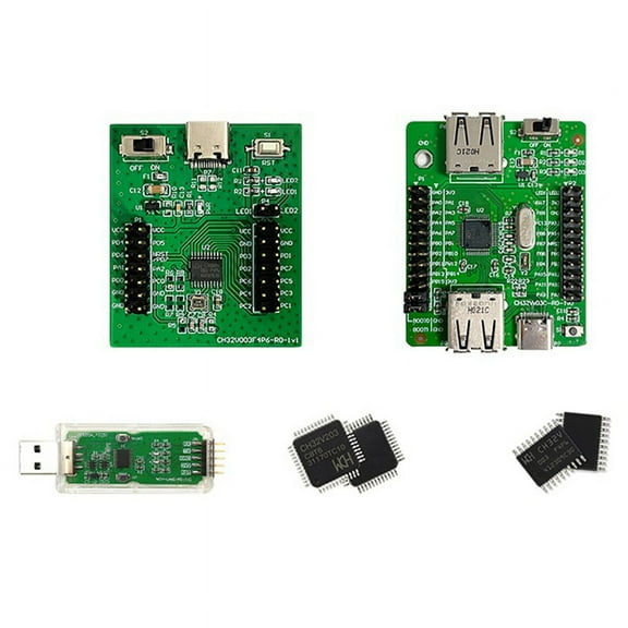 CH32V003 Development Board Kit Evaluation 32-Bit General-Purpose RISC-V MCU Functional Application Assessment