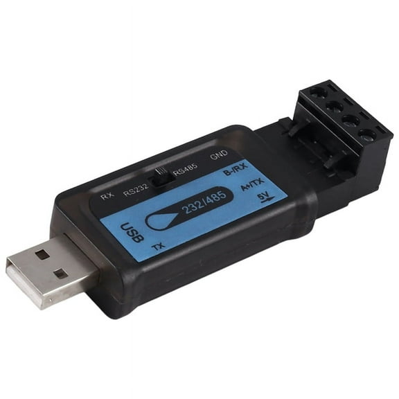 CH340 USB To RS232 RS485 Serial Signal Switch Converter Adapter,1 x Adapter,As Shown