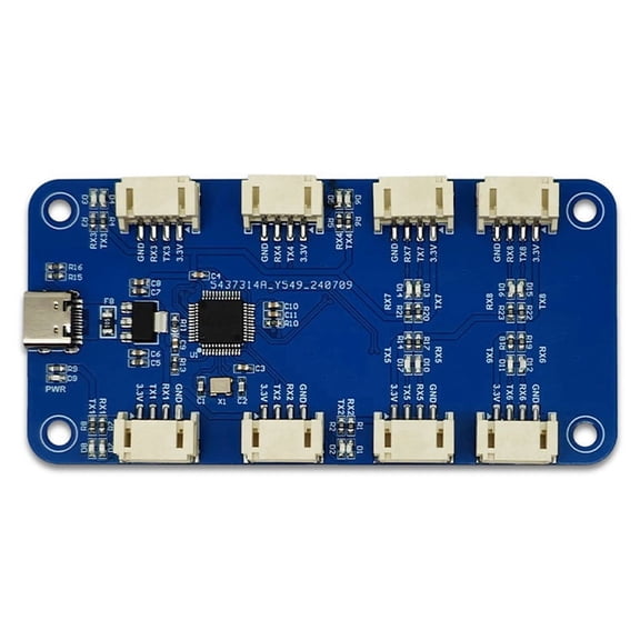 CH344Q USB Type C to 8-Way TTL Serial Module
