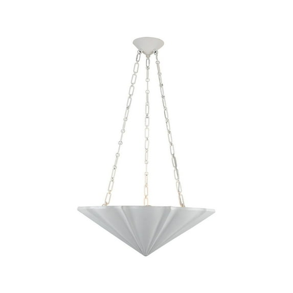 CH352323AW-Alora Lighting-Martine - 3 Light Chandelier-7.75 Inches Tall and 22.5 Inches Wide-Antique White Finish