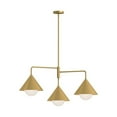 thumbnail image 1 of CH485245BGOP-Alora Lighting-Remy - 3 Light Chandelier-17.13 Inches Tall and 38 Inches Wide-Brushed Gold Finish, 1 of 7