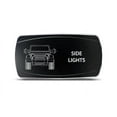 thumbnail image 1 of CH4X4 Rocker Switch Jeep Wrangler JK Side Lights - Horizontal - White Led, 1 of 4