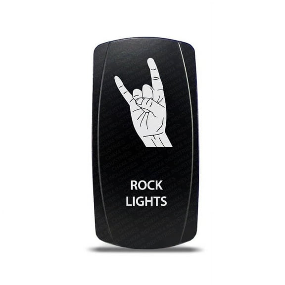 CH4X4 Rocker Switch Rock Lights Symbol 4 - White Led