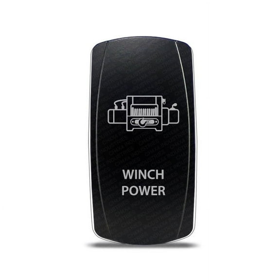 CH4X4 Rocker Switch Winch Power Symbol - White LED