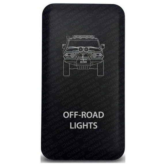 CH4X4 Toyota Push Switch FJ Cruiser Off-Road Lights Symbol - White LED