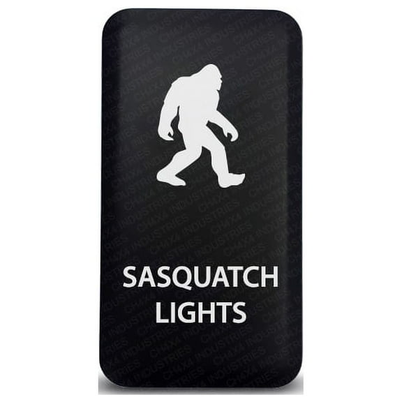 CH4X4 Toyota Push Switch Sasquatch Lights Symbol - White Led