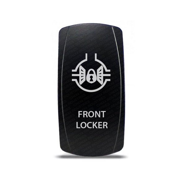 CH4x4 Rocker Switch Front Locker Symbol - White LED