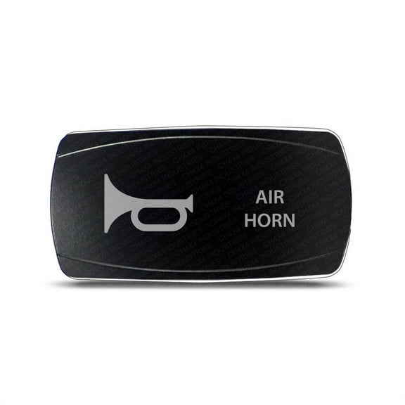 CH4x4 Rocker Switch Horn Symbol Horizontal - White LED