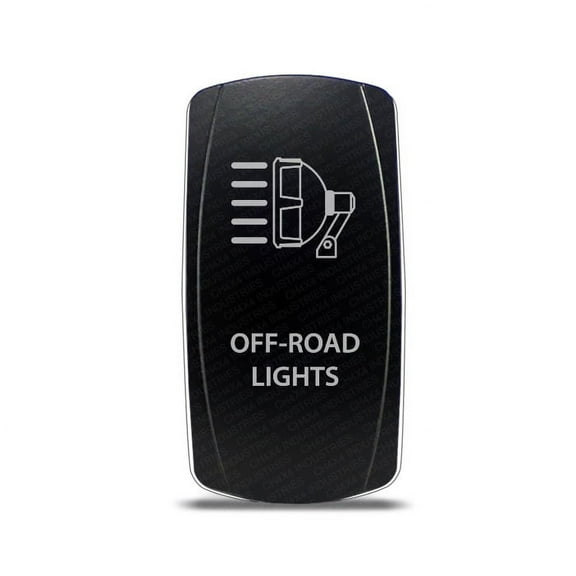 CH4x4 Rocker Switch Off-Road Lights Symbol - White LED