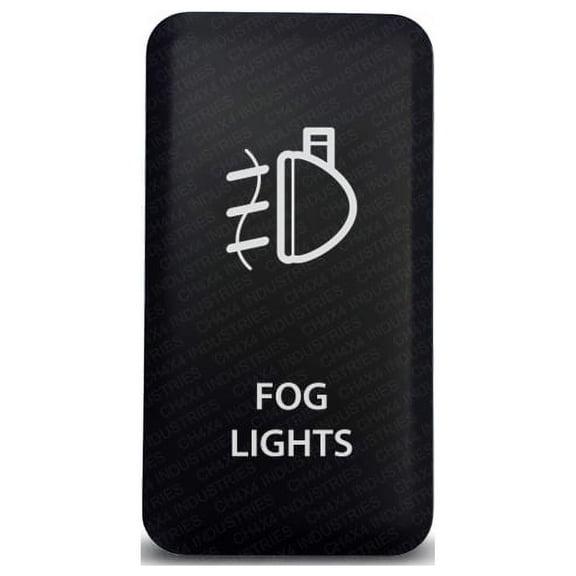 CH4x4 Toyota Push Switch Fog Lights Symbol - White LED