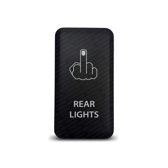 CH4x4 Toyota Push Switch Rear Lights Symbol - White LED