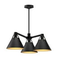 thumbnail image 1 of CH584525MB-Alora Lighting-Archer - 3 Light Chandelier-8.5 Inches Tall and 25.13 Inches Wide-Matte Black Finish, 1 of 7