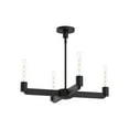 thumbnail image 1 of CH607225MB-Alora Lighting-Claire - 4 Light Chandelier-3.25 Inches Tall and 25 Inches Wide-Matte Black Finish, 1 of 7