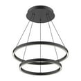 thumbnail image 1 of CH87824-BK-Kuzco Lighting-Cerchio - 113W LED Chandelier-1.5 Inches Tall and 23.63 Inches Wide-Black Finish, 1 of 3