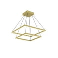 thumbnail image 1 of CH88224-BG-Kuzco Lighting-Piazza - 87W LED Chandelier-1.38 Inches Tall and 23.63 Inches Wide-Brushed Gold Finish, 1 of 1