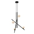 thumbnail image 1 of CH89832-BK/GO-Kuzco Lighting-Amara - 21W LED Chandelier-27.13 Inches Tall and 18.38 Inches Wide-Black Finish, 1 of 1