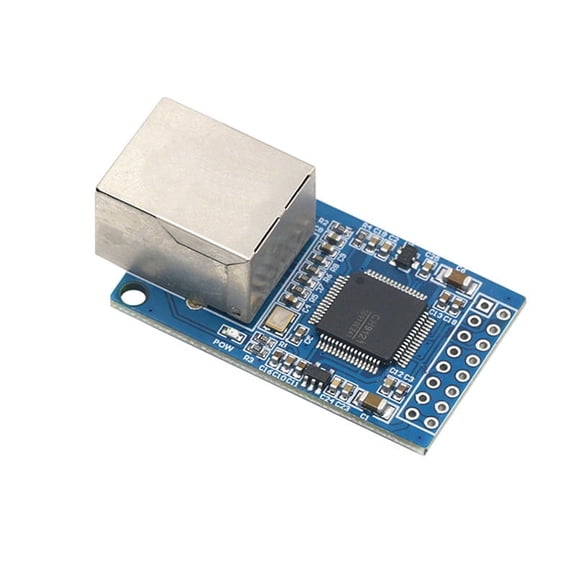 CH9121 Serial Port to Ethernet Network Module Chip TTL Transmission Industrial Microcontroller STM32 IP 51 3.3V 5V,1 x CH9121 Serial Port to Ethernet Network Module,Blue&Silver