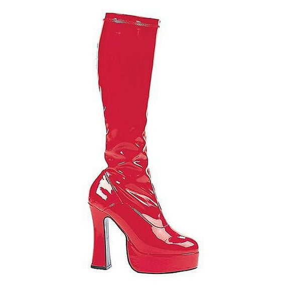 CHACHA 5" Heel Knee High Platform Boots