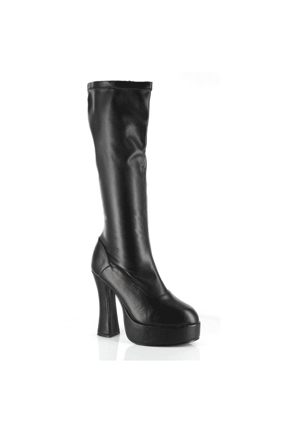 CHACHA 5" Heel Knee High Platform Boots