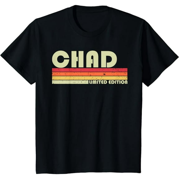 CHAD Gift Name Personalized Funny Retro Vintage Birthday T-Shirt