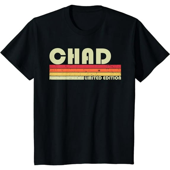CHAD Gift Name Personalized Funny Retro Vintage Birthday T-Shirt