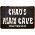 thumbnail image 1 of CHAD'S Man Cave Black Grunge Sign Home Decor Gift Cave Funny 208120004044, 1 of 1