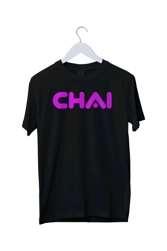 CHAI new T-SHIRT All sizes S M L XL XXL 3 4 XL colours Black, White