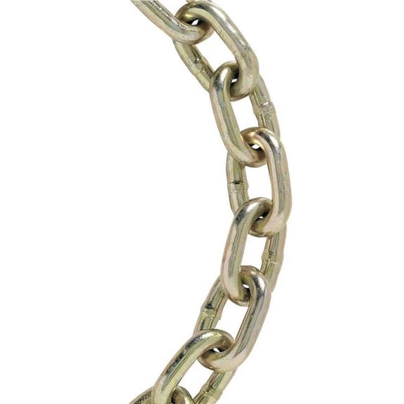 Koch 5060385 0.375 in. x 63 ft. Welded Carbon Steel Transport Chain, Yellow Chromate
