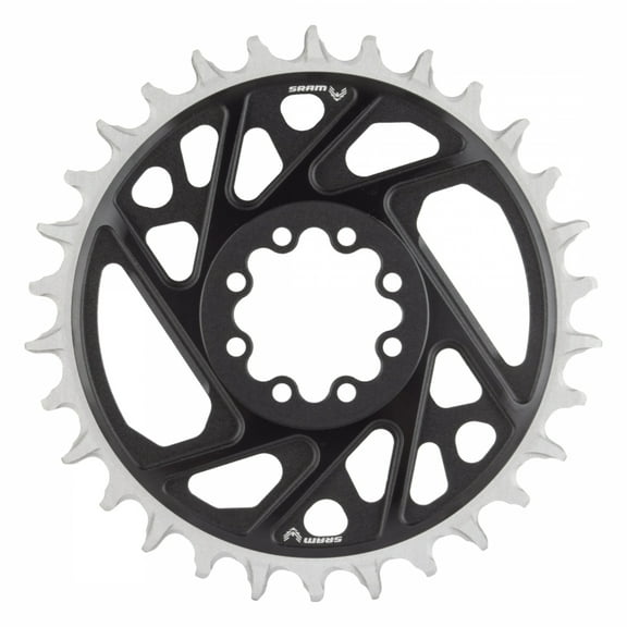 SRAM XX Eagle T-Type Direct Mount Chainring - 30t, 12-Speed, 8-Bolt Direct Mount, 3mm Offset, Aluminum, Black, D1