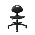 thumbnail image 1 of CHAIR MASTER-Black Polyurethane Low Desk Chair-Seat Height 15.5"-20.5" with Glides, 1 of 9