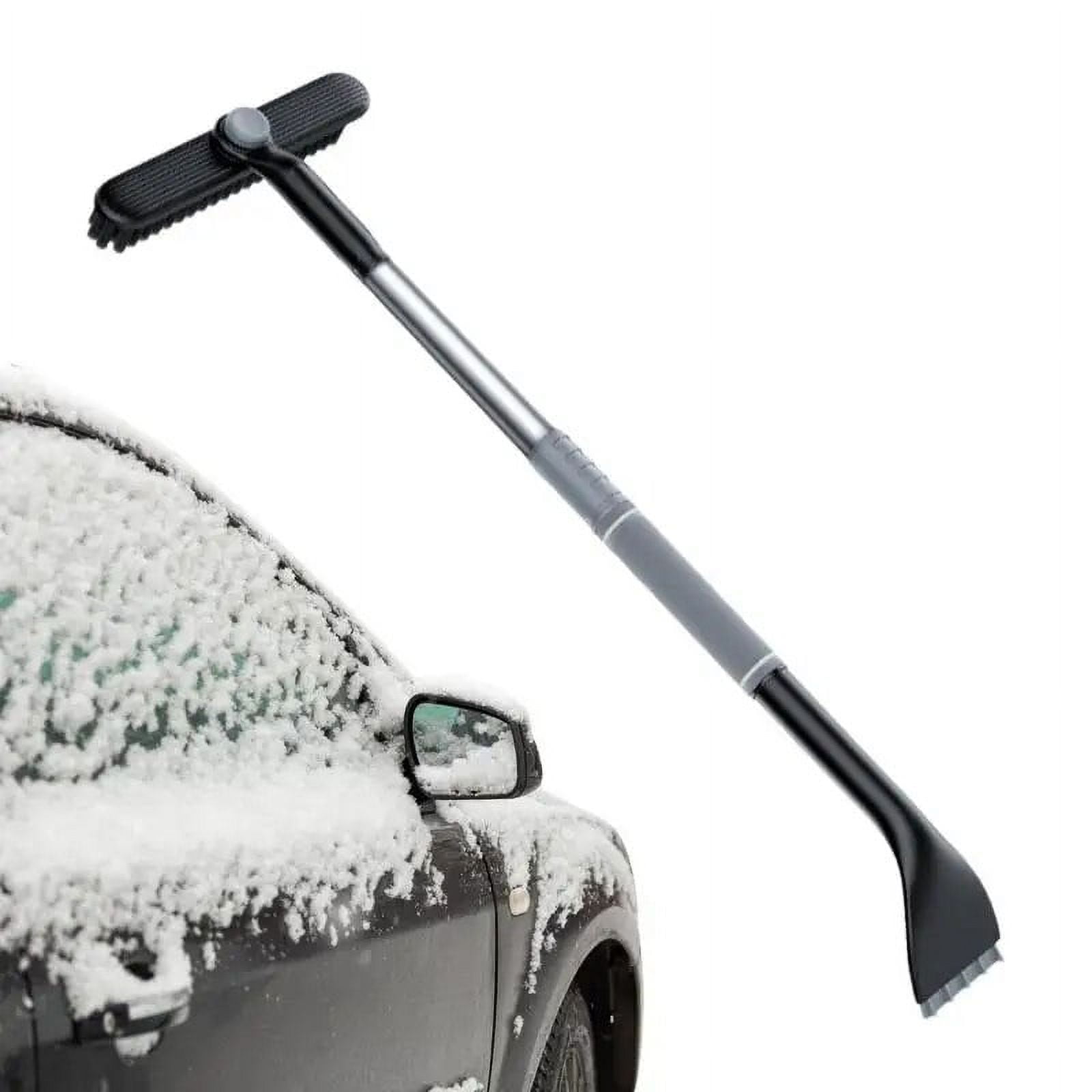 CHALKART Car Ice Scraper with with 360° Pivoting Head, 33" for