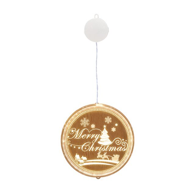 CHALKART Christmas Window Light Decorations Xmas LED Hanging Lights