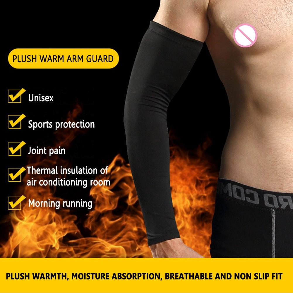 CHAMAIR 1pc Winter Warm Sports Arm Guard Sleeves Skiing Elbow Protector