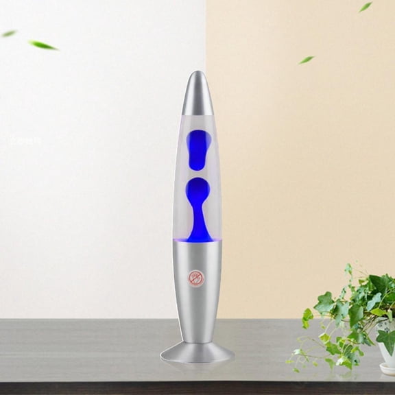 25W Jellyfish LED Bedside Volcano Lava Night Light for Home Bedroom (Blue)