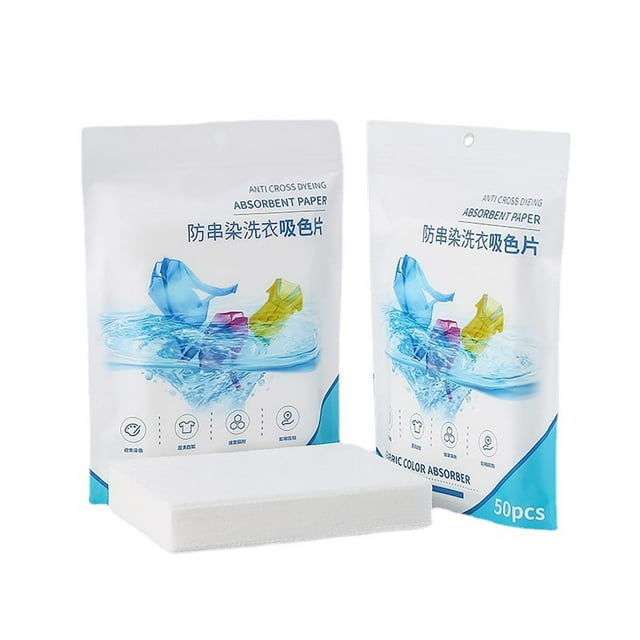 CHAMAIR Color Dye Catchers for Laundry 55 Count, Super Absorption Color