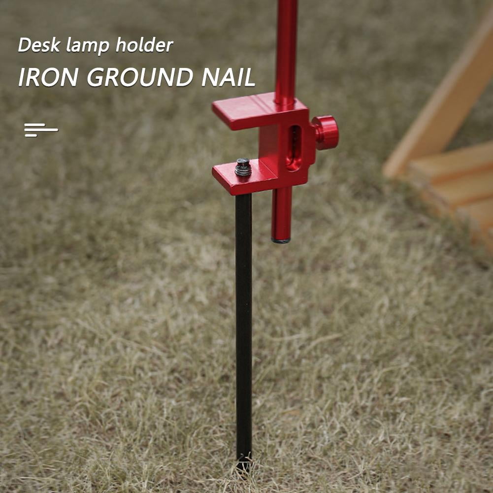 CHAMAIR Outdoor Camping Light Stand Extension Floor Pegs Thickened
