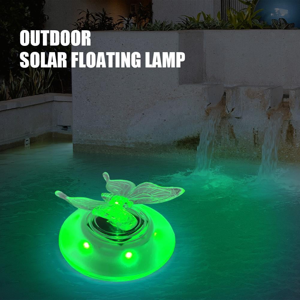 CHAMAIR Solar RGB LED Swimming Pool Underwater Floating Lamp Garden Water Light (A)