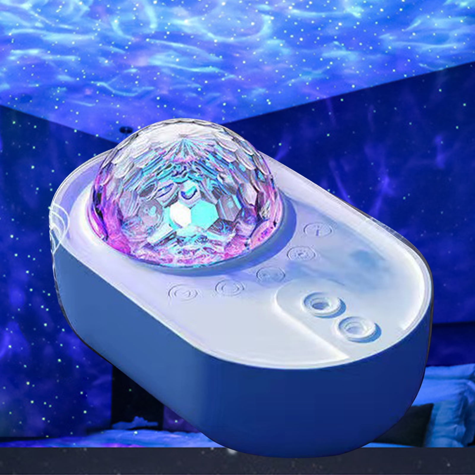CHAMAIR USB Spaceship Starry Sky Projector Light Lamp Remote Control
