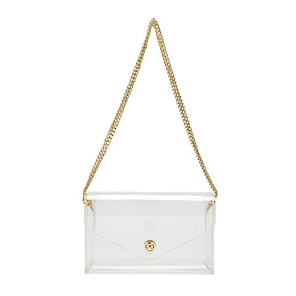 Missnine Clear Bag Stadium Approved PVC Crossbody Purse for Women