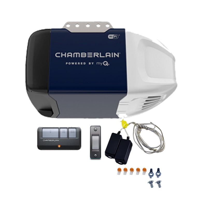 cham Chamberlain, Chain Drive Garage Door Opener, C2102, Safety Sensors