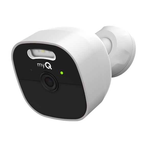 Chamberlain myQ Outdoor Battery Camera 2K Vision Spotlight Motion Alerts - White